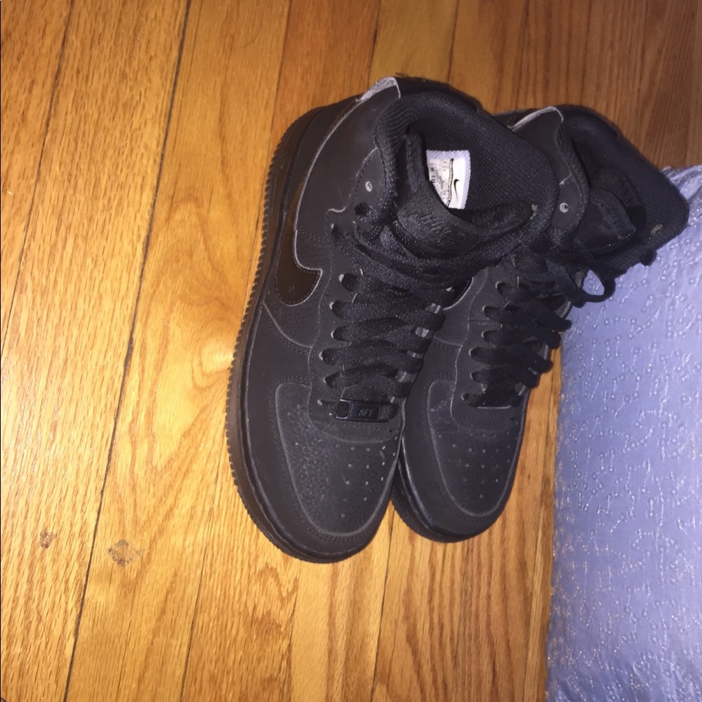 Black Air force ones